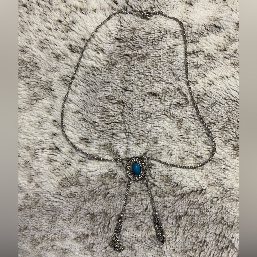 Dark blue necklace